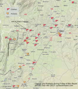Trefninger og demonstrasjoner mot ISIS 03.01.14